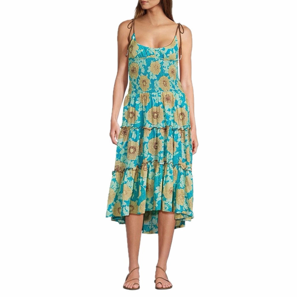 Free People | Adriel Floral Print Dress NWT